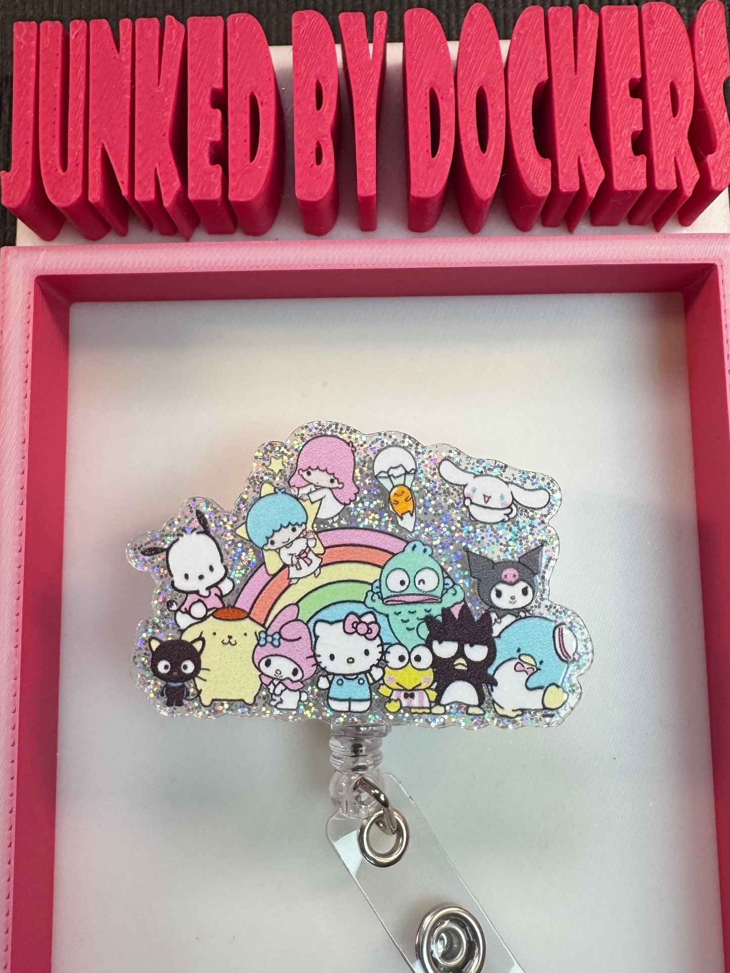 Acrylic badge reel various designs