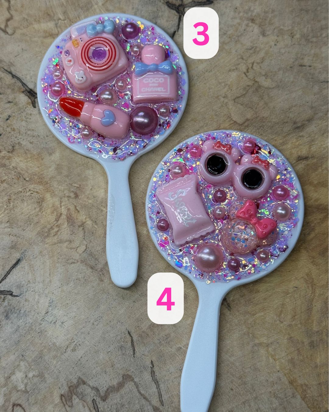 mini pre made mirrors