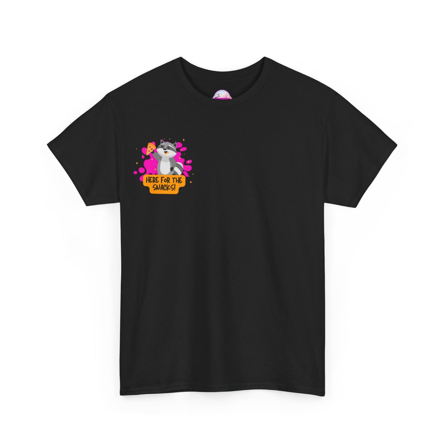 Here for the Snacks Tee - Unisex Heavy Cotton T-Shirt