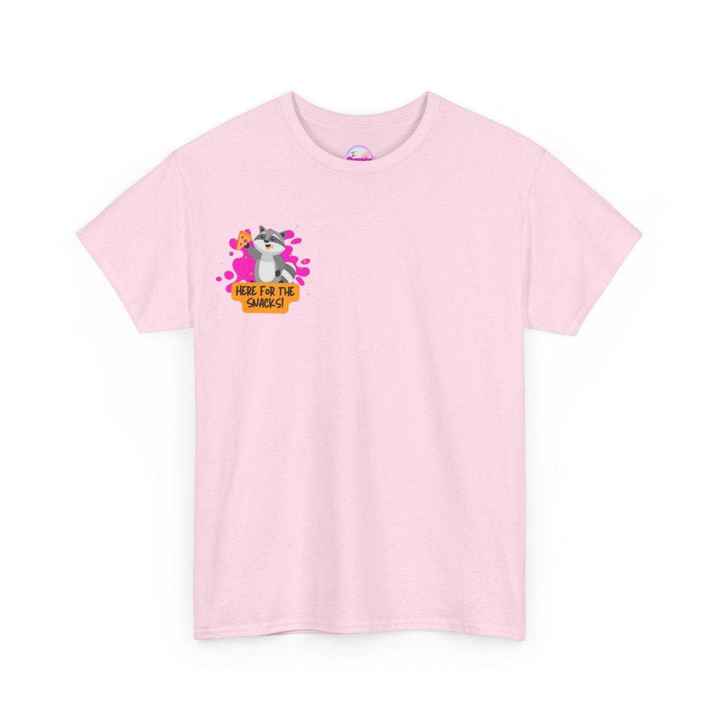 Here for the Snacks Tee - Unisex Heavy Cotton T-Shirt