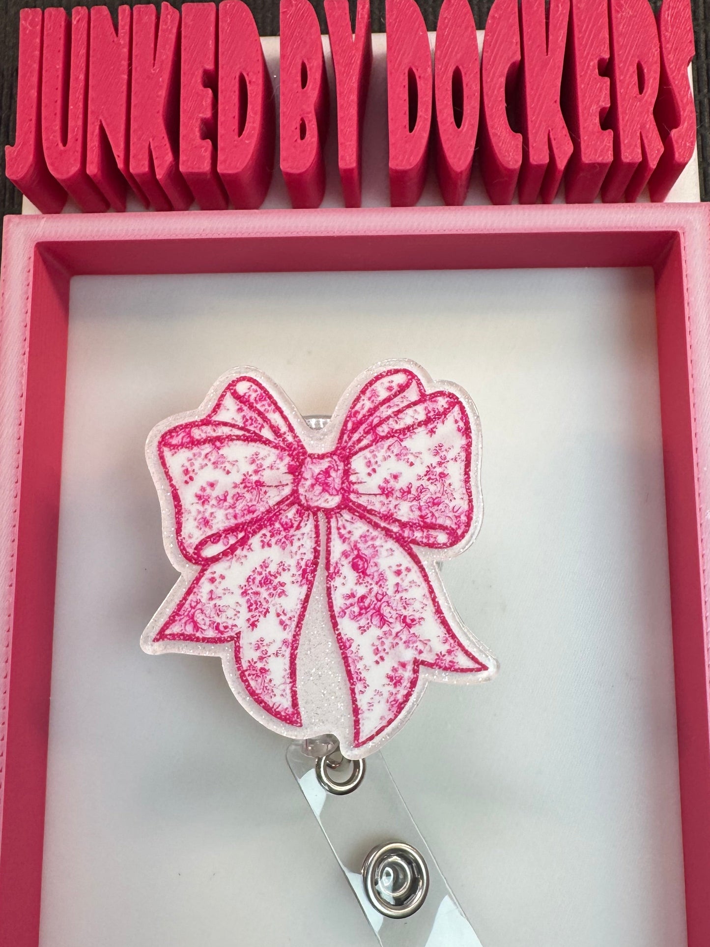 Acrylic badge reel various designs