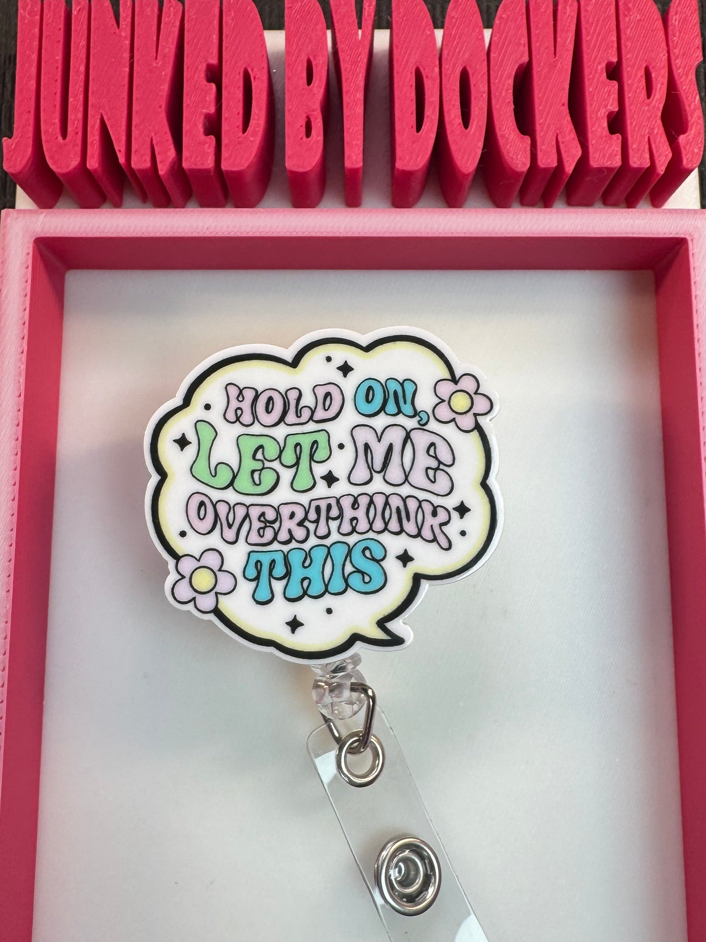Acrylic badge reel various designs