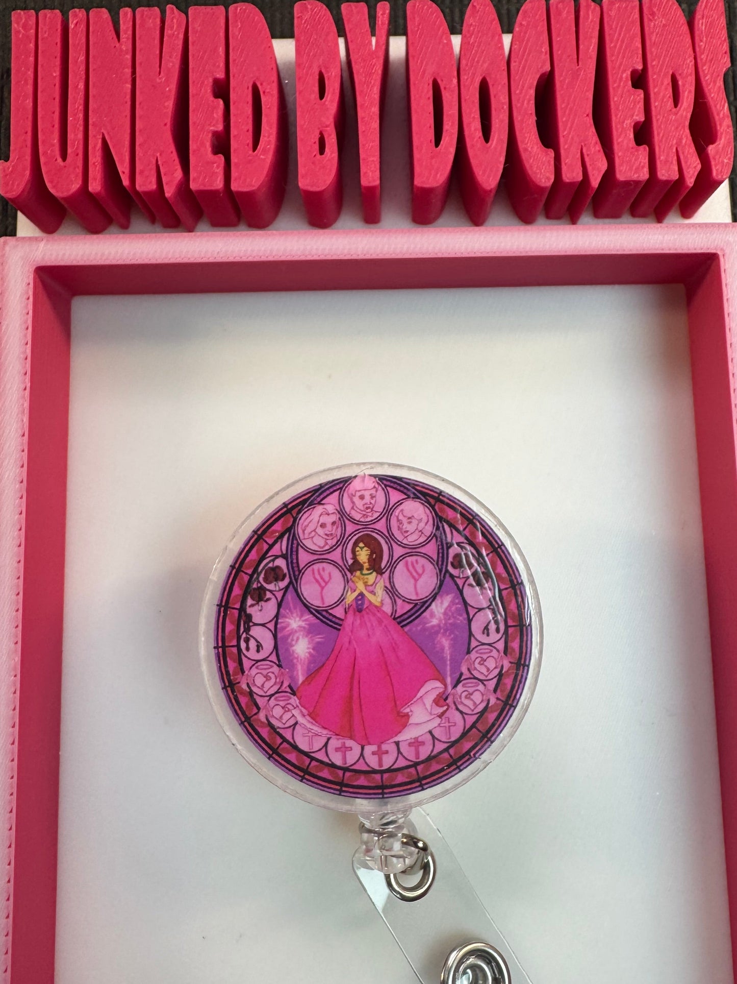 Acrylic badge reel various designs