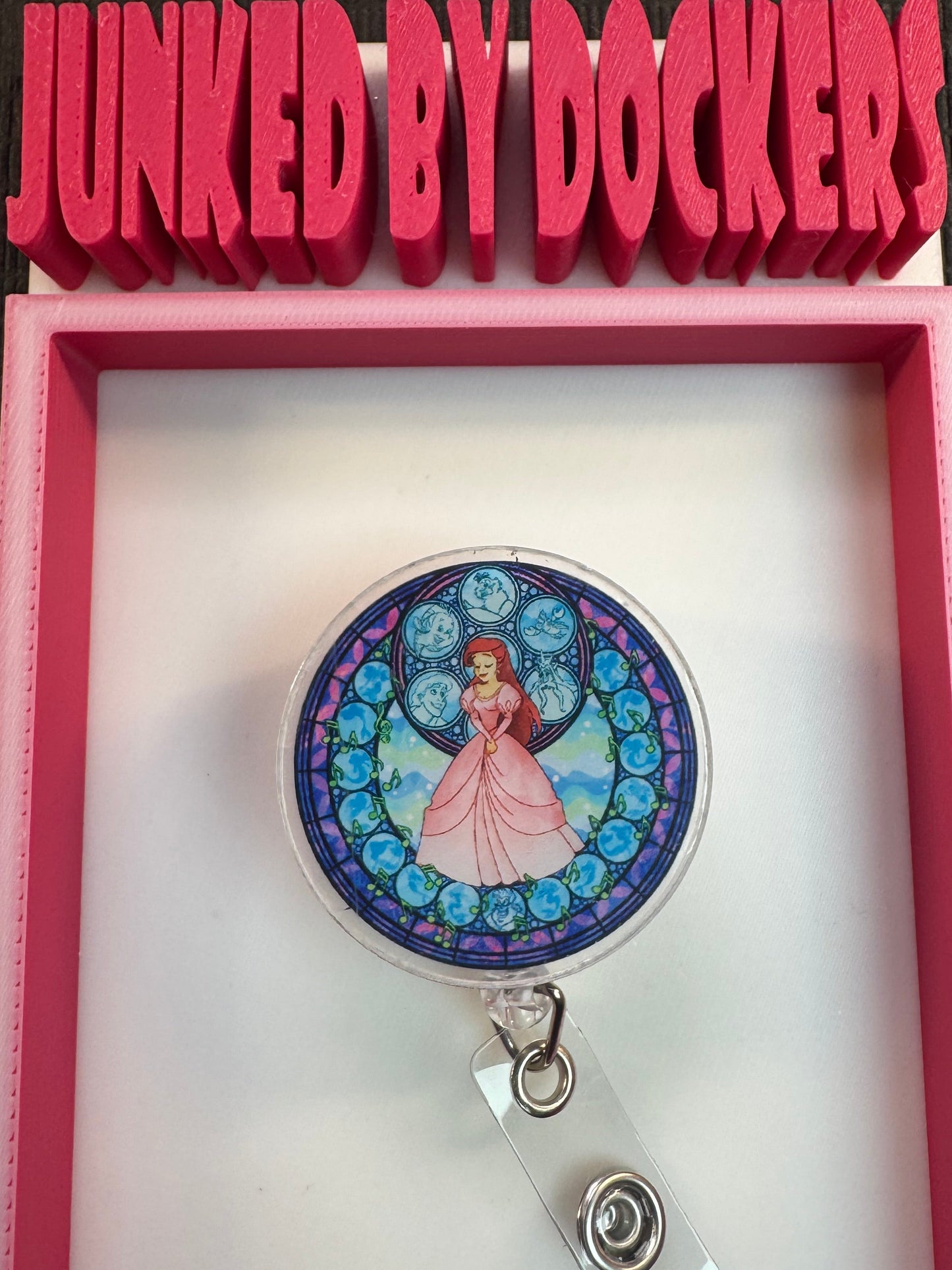 Acrylic badge reel various designs