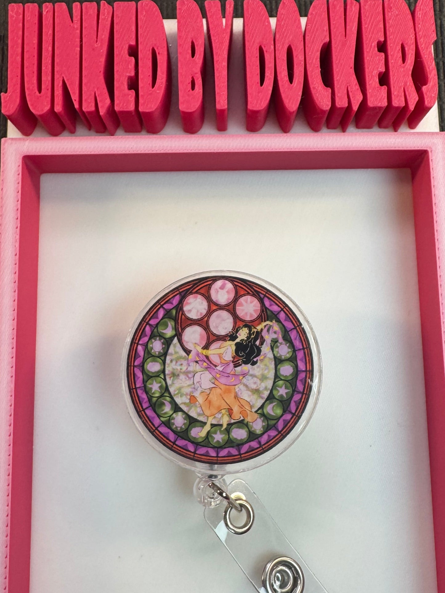 Acrylic badge reel various designs