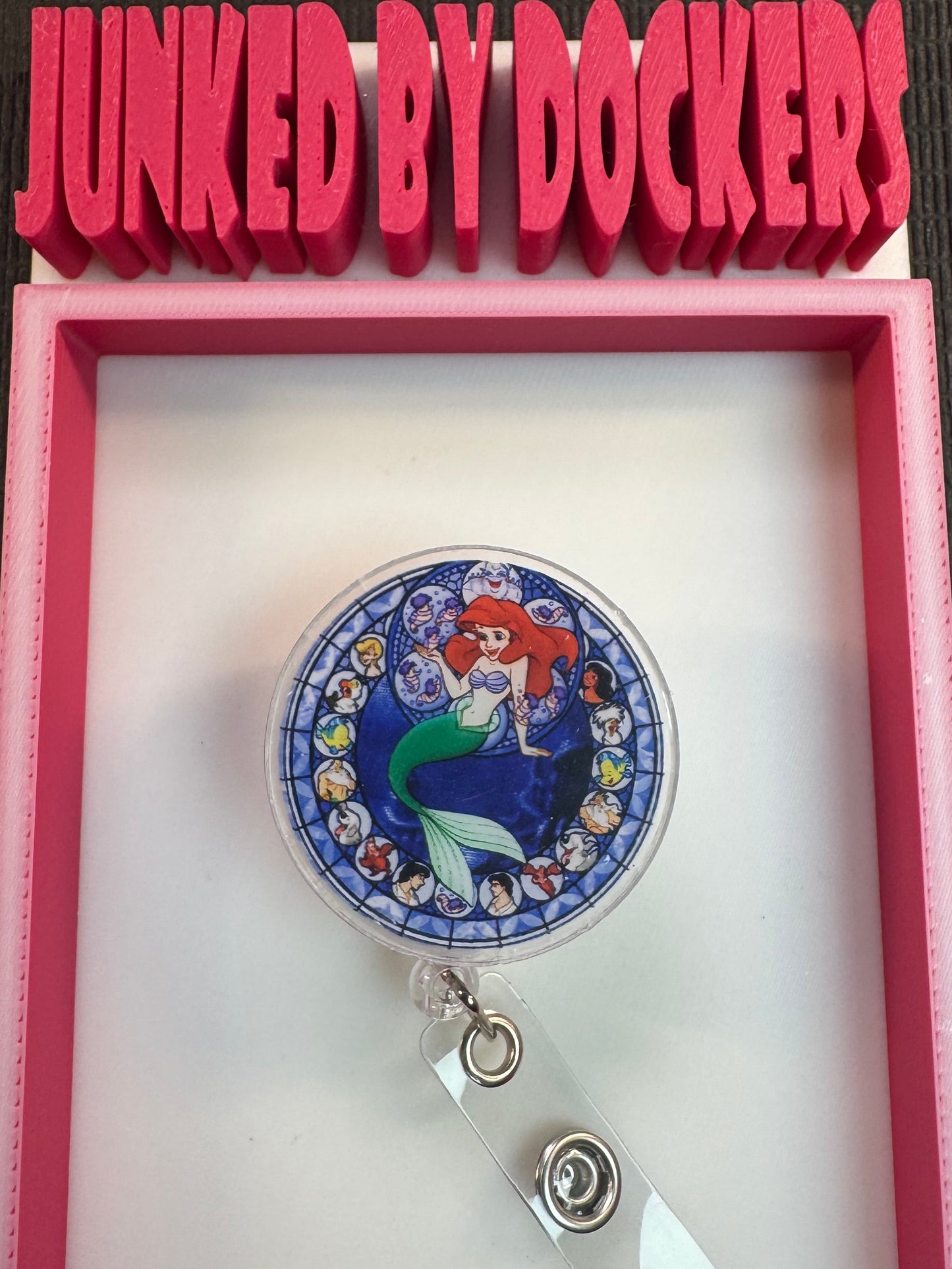 Acrylic badge reel various designs