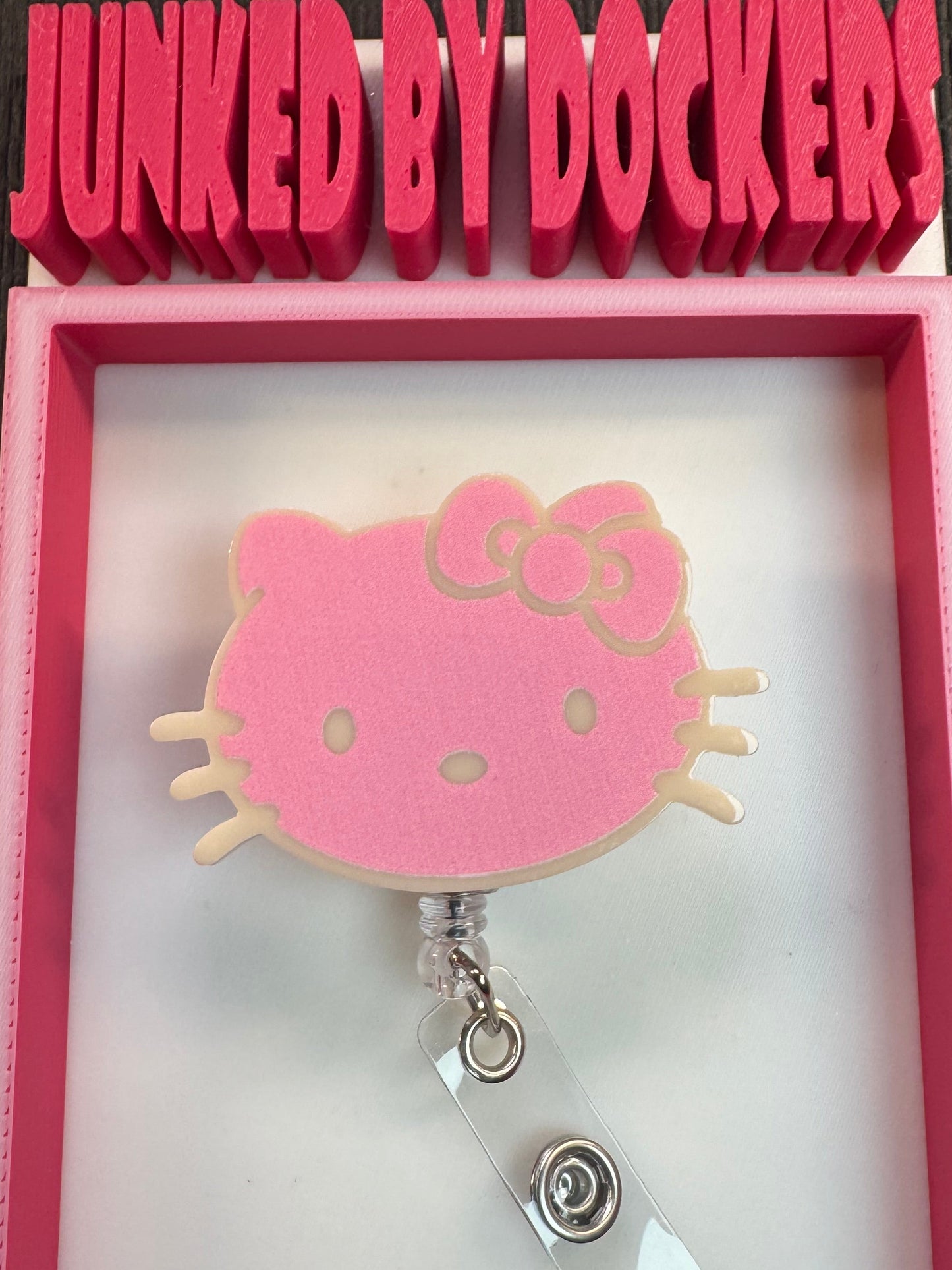 Acrylic badge reel various designs