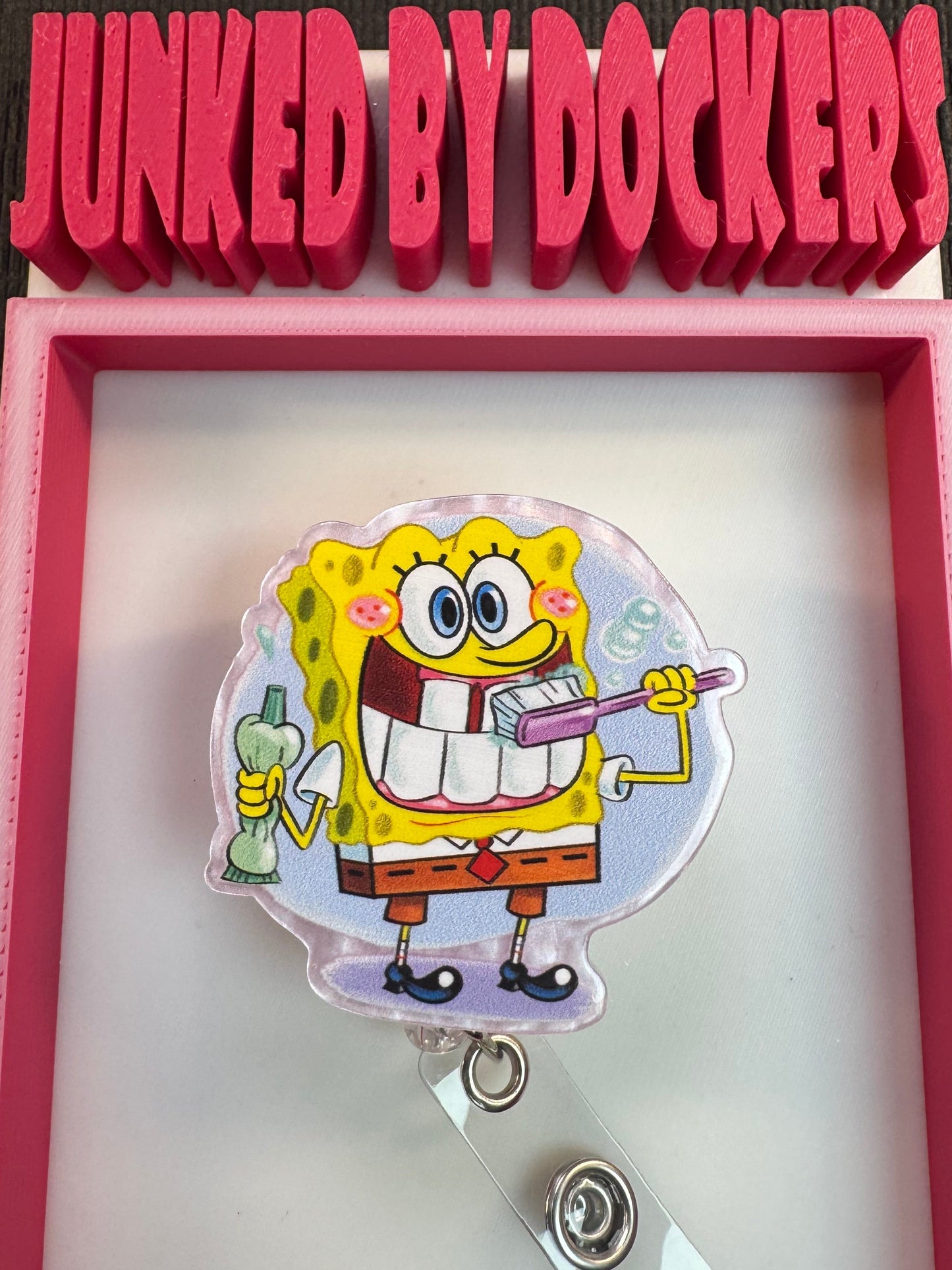 Acrylic badge reel various designs
