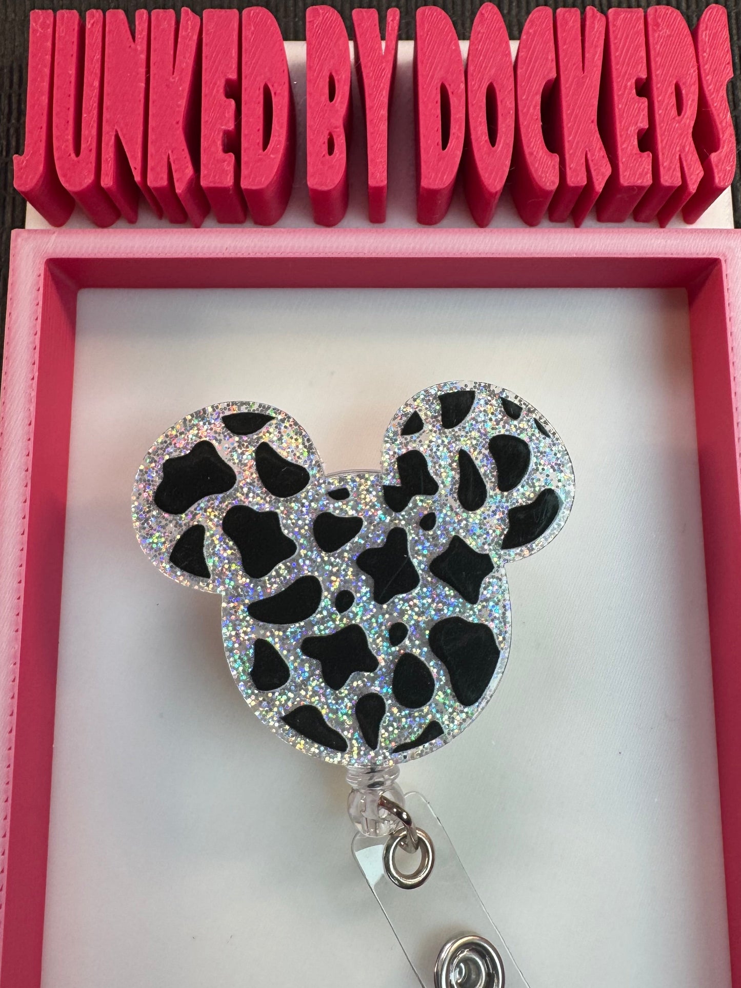 Acrylic badge reel various designs